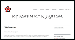 Desktop Screenshot of kyushinryujujitsu.com